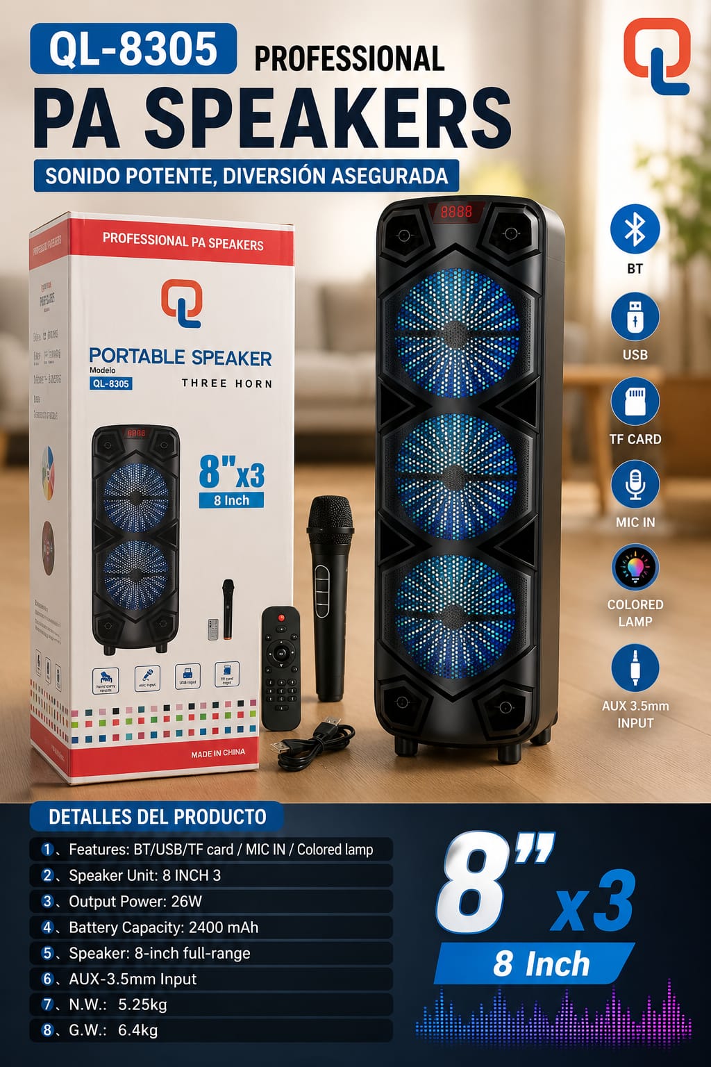 Parlante Port&aacute;til